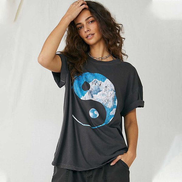women's t-shirt vintage graphic print t shirt women summer round neck short sleeve cotton tee shirts female casual streetwear overszie, White
women's t-shirt vintage graphic print t shirt women summer round neck short sleeve cotton tee shirts female casual streetwear overszie, White