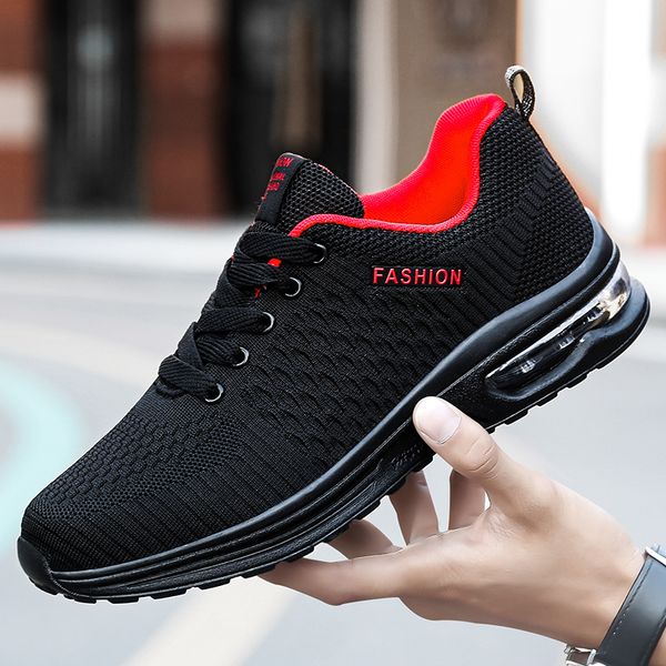 new fashion black red weaving shoes mens comfortable air cushion damping sneakers mens outdoor trainers shoes zapatillas hombre
new fashion black red weaving shoes mens comfortable air cushion damping sneakers mens outdoor trainers shoes zapatillas hombre