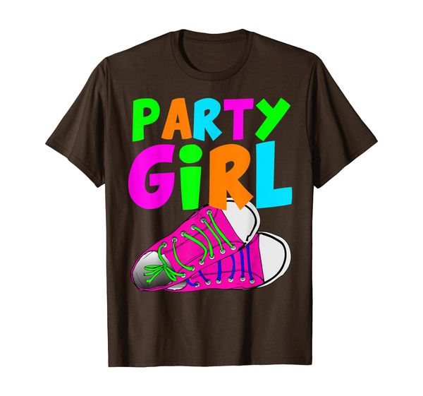 80s party girl sneakers, 80's costume girls t-shirt, White;black 
80s party girl sneakers, 80's costume girls t-shirt, White;black