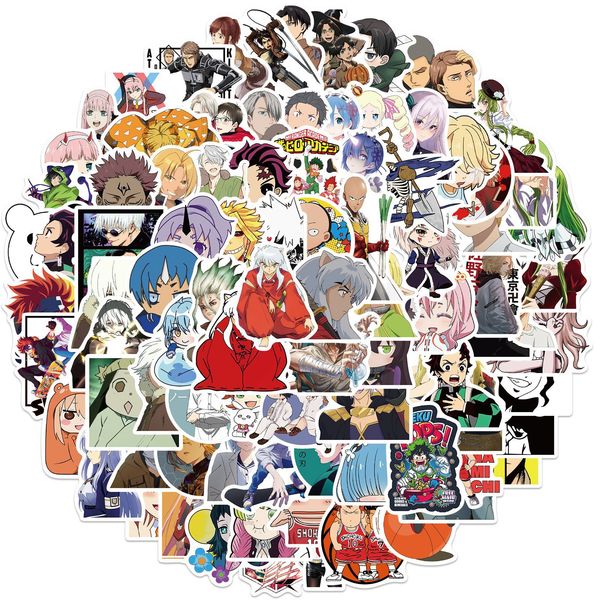 100 pcs mixed graffiti skateboard stickers anime mix collection for car lappad bicycle motorcycle ps4 phone luggage decal pvc guitar fridge
100 pcs mixed graffiti skateboard stickers anime mix collection for car lappad bicycle motorcycle ps4 phone luggage decal pvc guitar fridge