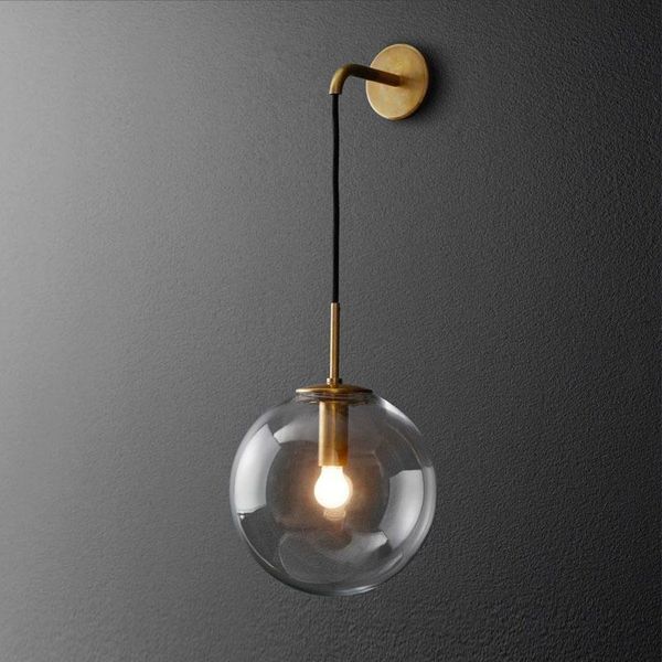 wall lamp modern glass ball sconce led bedroom light fixture for home decor nordic foyer living room corridor luminaire e27
wall lamp modern glass ball sconce led bedroom light fixture for home decor nordic foyer living room corridor luminaire e27