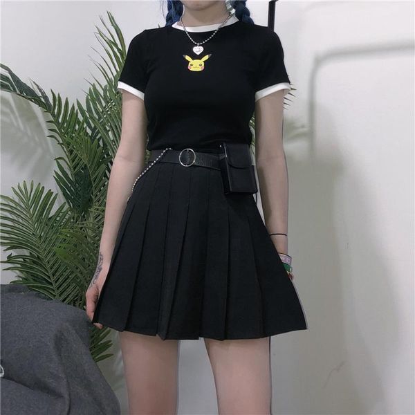 skirts punk harajuku preppy style womens students a-line pleated girls female mini short, Black
skirts punk harajuku preppy style womens students a-line pleated girls female mini short, Black