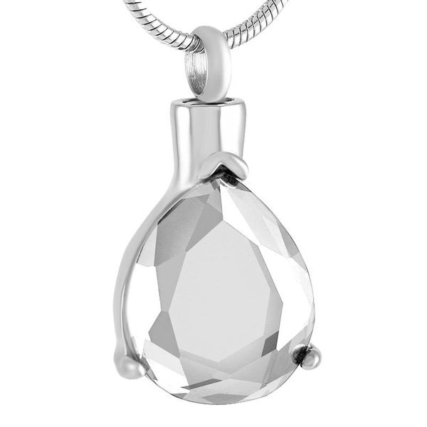 pendant necklaces 9410 purple/clear monolith cremation jewelry engravable stainless steel water drop memorial urn for ashes, Silver
pendant necklaces 9410 purple/clear monolith cremation jewelry engravable stainless steel water drop memorial urn for ashes, Silver