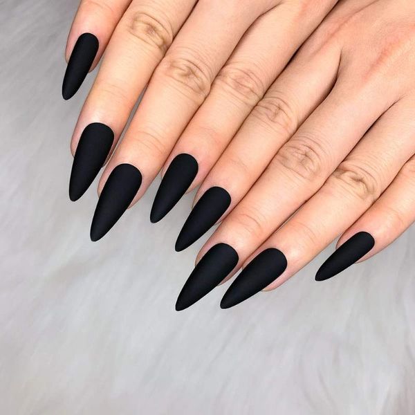 false nails 24pcs fake matte pure color medium long stiletto almond press on nail tips artificial finger manicure for women and, Red;gold
false nails 24pcs fake matte pure color medium long stiletto almond press on nail tips artificial finger manicure for women and, Red;gold