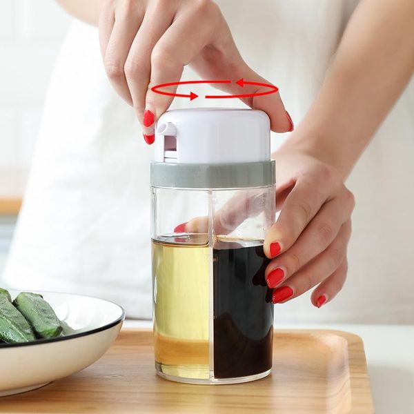 storage bottles & jars oil bottle sauce wine vinegar rotating container kitchen refrigerator tank sealed seasoning 180ml
storage bottles & jars oil bottle sauce wine vinegar rotating container kitchen refrigerator tank sealed seasoning 180ml