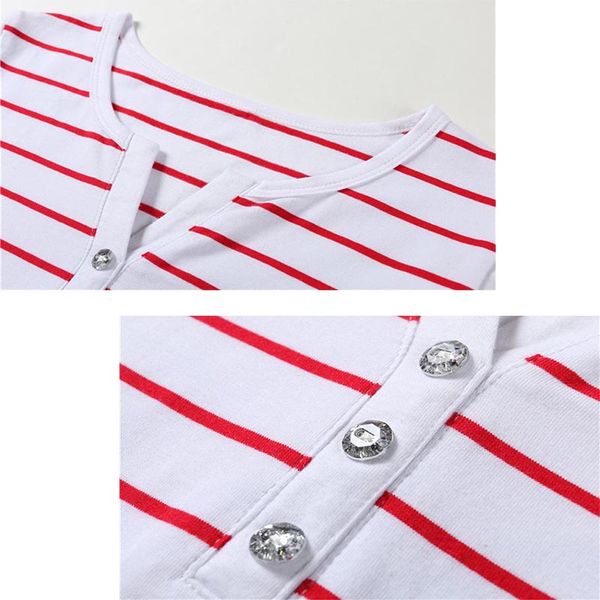 women t-shirt cotton short long sleeve lady t shirt striped summer spring autumn female blusa white plus size fashion tee t0
women t-shirt cotton short long sleeve lady t shirt striped summer spring autumn female blusa white plus size fashion tee t0