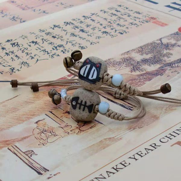 link, chain ethnic style couple bracelet cute cartoon creative personality design handmade jewelry, Black
link, chain ethnic style couple bracelet cute cartoon creative personality design handmade jewelry, Black