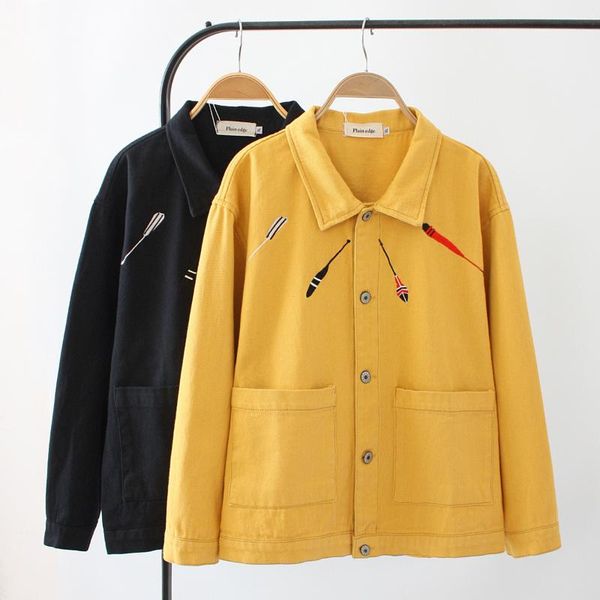 women's jackets jvcake plus size women jacket early autumn korean womens harajuku style embroidered lapel, Black;brown
women's jackets jvcake plus size women jacket early autumn korean womens harajuku style embroidered lapel, Black;brown