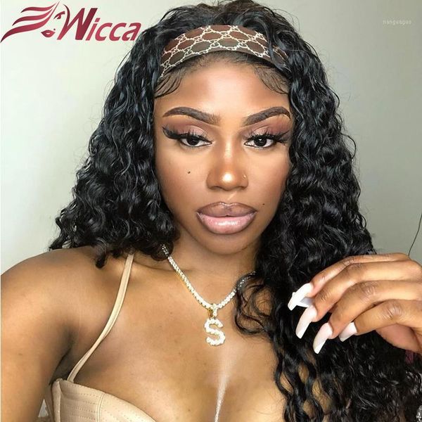 headband wig short curly human hair wigs bob brazilian remy for women1, Black;brown
headband wig short curly human hair wigs bob brazilian remy for women1, Black;brown