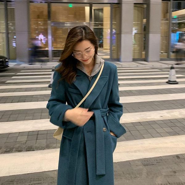 women's wool & blends korean women clothing solid woolen parkas coat 2021 autumn and winter black mid-length full turn-down collar wide
women's wool & blends korean women clothing solid woolen parkas coat 2021 autumn and winter black mid-length full turn-down collar wide