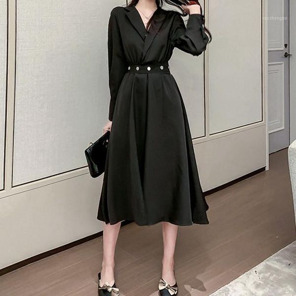 casual dresses tailor shop custom made autumn and winter korean chic scheming waist long ladies small fragrance dress, Black;gray
casual dresses tailor shop custom made autumn and winter korean chic scheming waist long ladies small fragrance dress, Black;gray