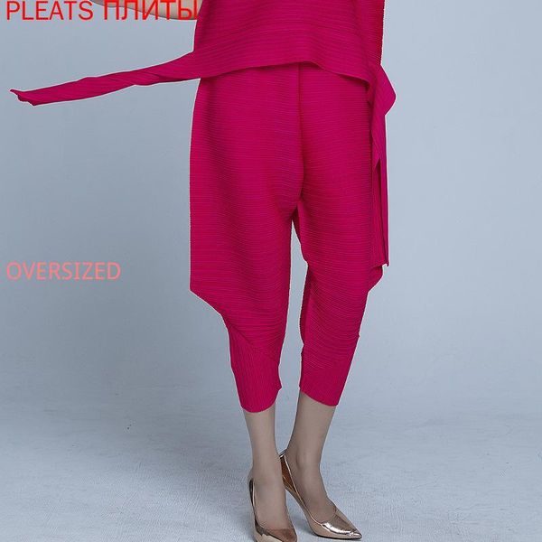 women's pants & capris fashion slimming miyake folds high-waist stretch-leg nine-point drape straight-leg pleats ogger, Black;white
women's pants & capris fashion slimming miyake folds high-waist stretch-leg nine-point drape straight-leg pleats ogger, Black;white