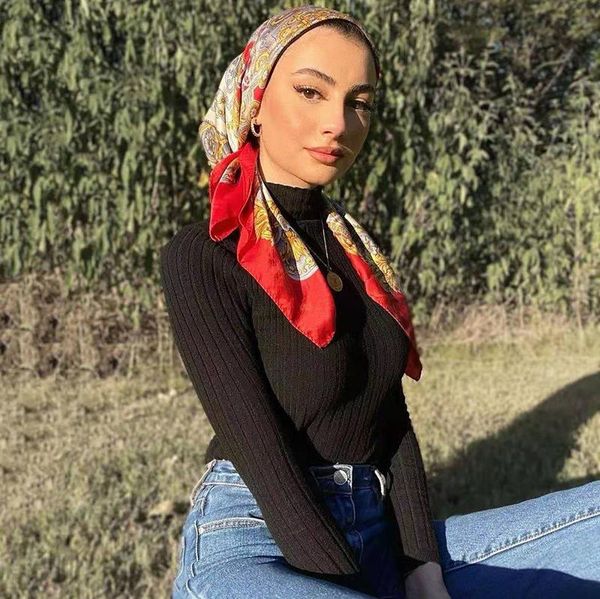 scarves women square hijabs silk satin neck scarf for print hijab scarfs female shawls and wraps lady, Blue;gray
scarves women square hijabs silk satin neck scarf for print hijab scarfs female shawls and wraps lady, Blue;gray