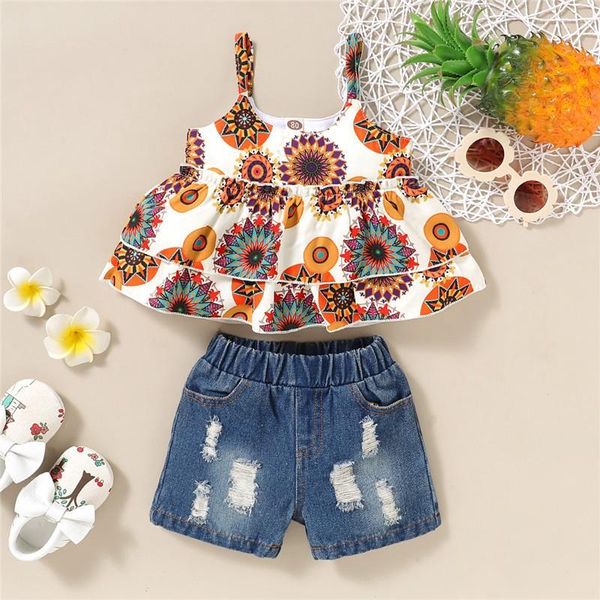 baby girl clothes set toddler summer fashion outfits floral print strap + denim shorts girls jeans 2pcs outfit clothing sets, White
baby girl clothes set toddler summer fashion outfits floral print strap + denim shorts girls jeans 2pcs outfit clothing sets, White
