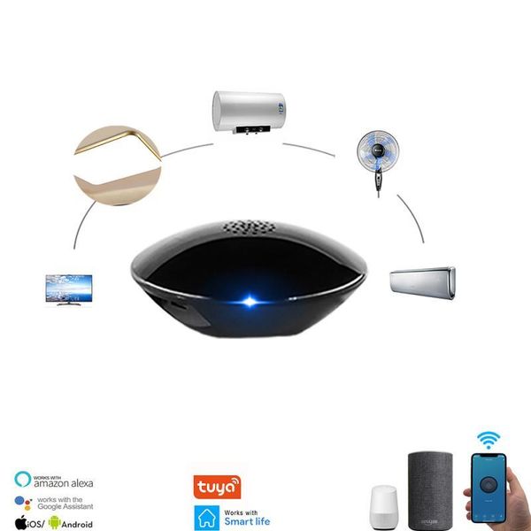 smart home control wireless wifi-ir remote controller tuya/smart life app wifi infrared with alexa google
smart home control wireless wifi-ir remote controller tuya/smart life app wifi infrared with alexa google