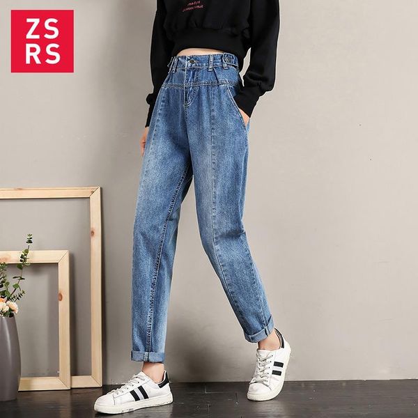 women's jeans zsrs 2021 harem pants vintage high waist woman boyfriends full length mom denim vaqueros mujer, Blue
women's jeans zsrs 2021 harem pants vintage high waist woman boyfriends full length mom denim vaqueros mujer, Blue