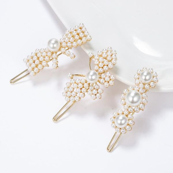 hair clips & barrettes 2021 korea fashion imitation pearl flower bow hairpins for women girls butterfly gold color metal long, Golden;silver
hair clips & barrettes 2021 korea fashion imitation pearl flower bow hairpins for women girls butterfly gold color metal long, Golden;silver