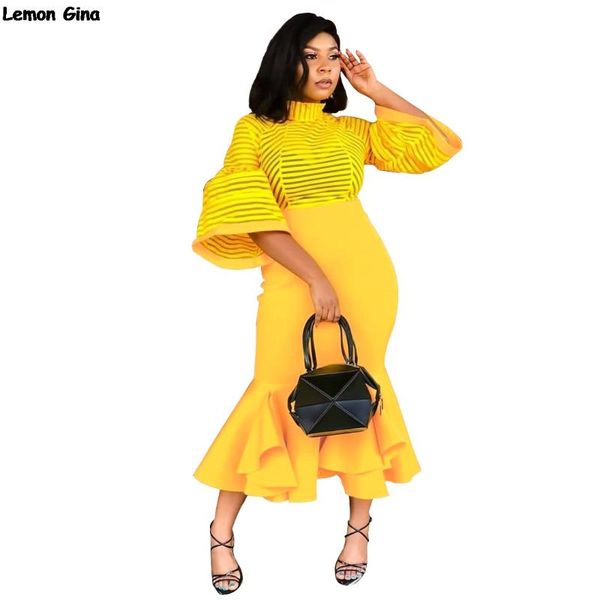 casual dresses women flare three quarter sleeve stand neck ruffles hem stripes mesh see though mermaid midi party bodycon long maxi dress 64, Black;gray
casual dresses women flare three quarter sleeve stand neck ruffles hem stripes mesh see though mermaid midi party bodycon long maxi dress 64, Black;gray