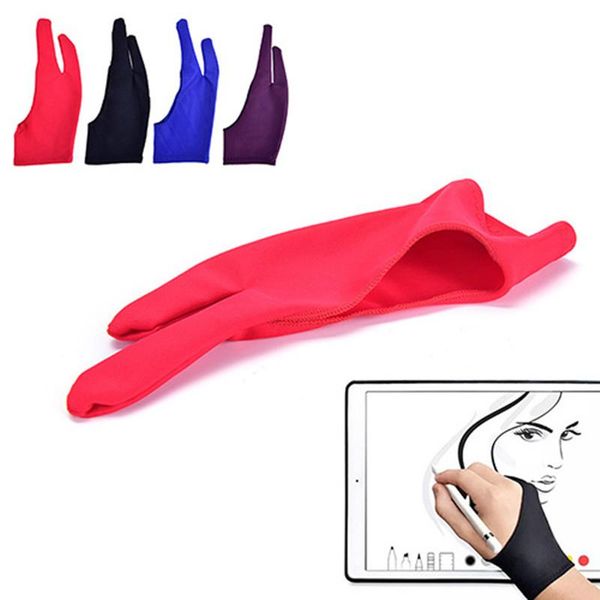 drawing glove for any graphics tablet gloves 2 finger anti-fouling painting right and left hand universal mitten refills, Black;red
drawing glove for any graphics tablet gloves 2 finger anti-fouling painting right and left hand universal mitten refills, Black;red