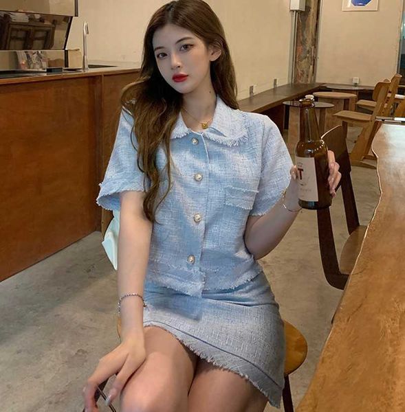 summer female elegant skirt suit fashion tweed two piece sets short sleeve + mini 210531, White
summer female elegant skirt suit fashion tweed two piece sets short sleeve + mini 210531, White