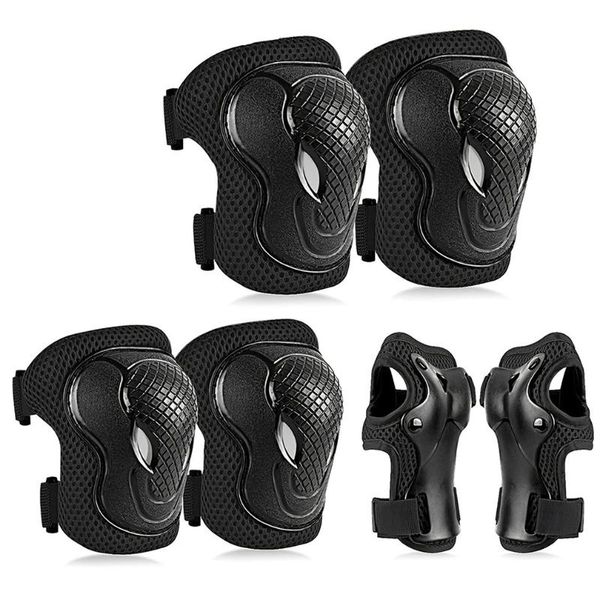 elbow & knee pads 6pcs/set teens wrist guards protective gear set for roller skating, skateboarding, cycling sports, Black;gray
elbow & knee pads 6pcs/set teens wrist guards protective gear set for roller skating, skateboarding, cycling sports, Black;gray