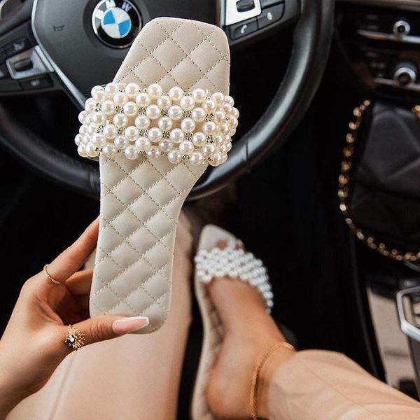 summer pearl flat sandals solid color slippers open toe outdoor women's shoes fashion casual plus size 43, Black
summer pearl flat sandals solid color slippers open toe outdoor women's shoes fashion casual plus size 43, Black