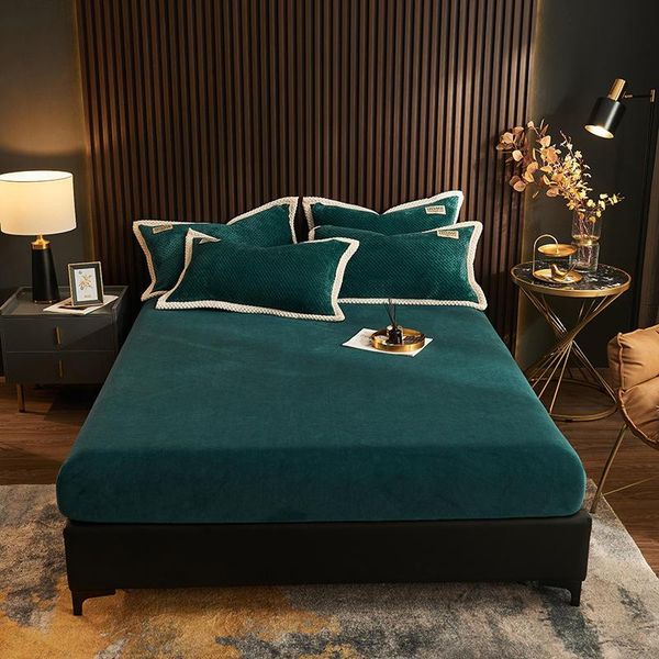 sheets & sets 1pc green color bed with elastic coral fleece queen size bottom sheet solid cobre leito casal flannel double beds
sheets & sets 1pc green color bed with elastic coral fleece queen size bottom sheet solid cobre leito casal flannel double beds