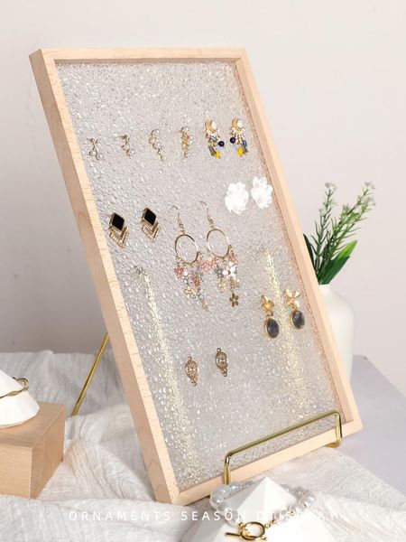 jewelry pouches, bags solid wood acrylic pendant earrings display holder stand jewellery, Pink;blue
jewelry pouches, bags solid wood acrylic pendant earrings display holder stand jewellery, Pink;blue