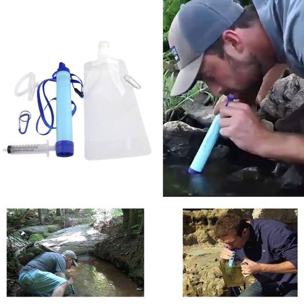 portable water purifier outdoor drink filter multifuction army travel expeditioner field activist drinking bags
portable water purifier outdoor drink filter multifuction army travel expeditioner field activist drinking bags