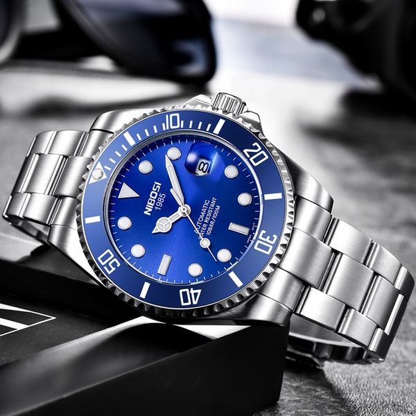 nibosi brand luxury fashion diver watch men waterproof date clock sport watches mens quartz wristwatch relogio masculinog, Slivery;brown
nibosi brand luxury fashion diver watch men waterproof date clock sport watches mens quartz wristwatch relogio masculinog, Slivery;brown