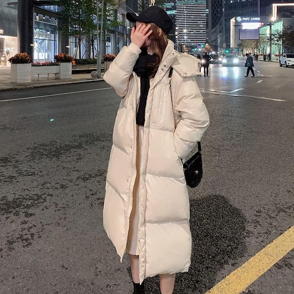 luck a winter clothes for women korean style long puffer jacket coat glossy loose thick down parkas padded warm overcoat women's &, Black
luck a winter clothes for women korean style long puffer jacket coat glossy loose thick down parkas padded warm overcoat women's &, Black