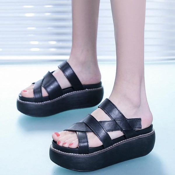 slippers women summer slip on ladies pu leather sewing non flat shoes woman light casual female fashion slipper 2021, Black
slippers women summer slip on ladies pu leather sewing non flat shoes woman light casual female fashion slipper 2021, Black