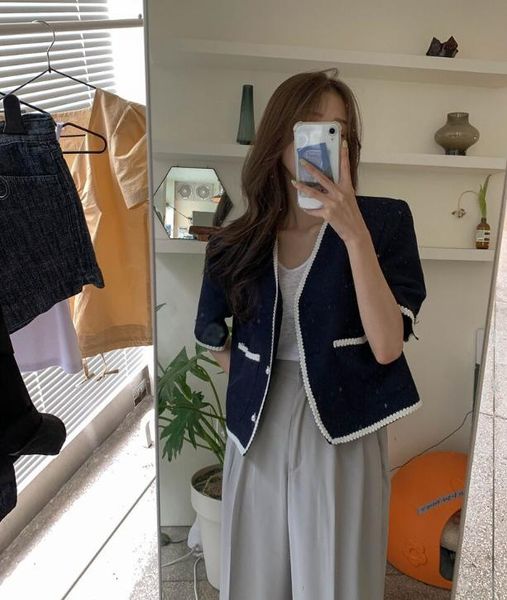women's jackets knitting oversize women blouses summer femme casual shirt short sleeve knitted girls blouse plus size blusas, Black;brown
women's jackets knitting oversize women blouses summer femme casual shirt short sleeve knitted girls blouse plus size blusas, Black;brown