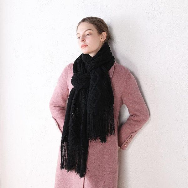 scarves women's autumn and winter knitting custom cashmere warm shawl scarf fashion street versatile pure color casual, Blue;gray
scarves women's autumn and winter knitting custom cashmere warm shawl scarf fashion street versatile pure color casual, Blue;gray