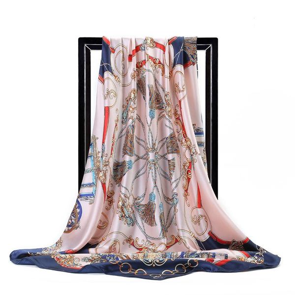 scarves fashion for women silk-satin scarf female print square scarfs ladies luxury bandana hijab shawl wraps girl 90cm*90cm, Blue;gray
scarves fashion for women silk-satin scarf female print square scarfs ladies luxury bandana hijab shawl wraps girl 90cm*90cm, Blue;gray