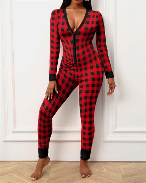 fall warm homewear functional buttoned womens jumpsuits flap plaid adults pajamas one piece sleepwear tights jumpsuit female long pants, Black;white
fall warm homewear functional buttoned womens jumpsuits flap plaid adults pajamas one piece sleepwear tights jumpsuit female long pants, Black;white