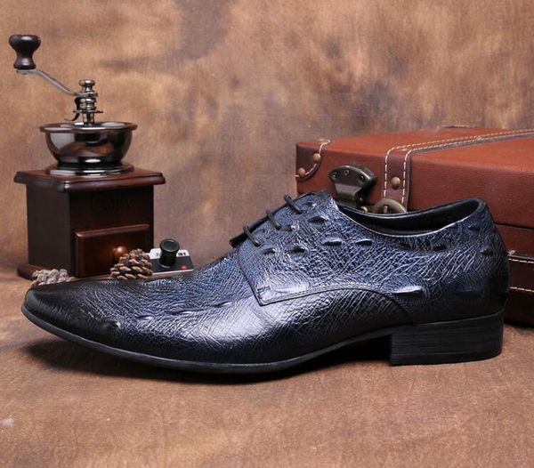 dress shoes imitate genuine leather men oxford pointed toes lace-up slip on gradient dark blue carved sole male shoe thread, Black
dress shoes imitate genuine leather men oxford pointed toes lace-up slip on gradient dark blue carved sole male shoe thread, Black