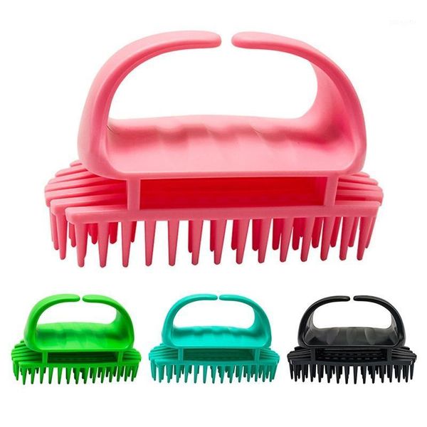 handheld plastic scalp massage brush shampoo shower head comb mini hair comb1, Silver
handheld plastic scalp massage brush shampoo shower head comb mini hair comb1, Silver