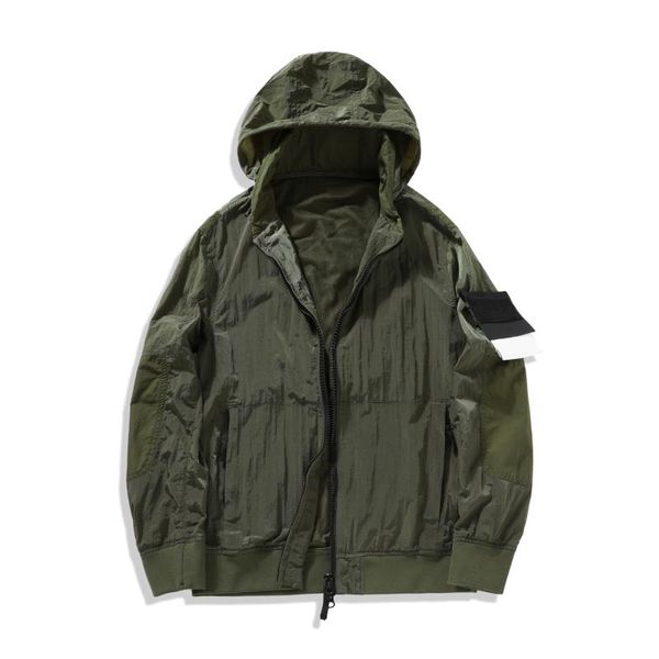 men's jackets 2021 spring and autumn splicing craft metal nylon fabric hooded couple models, Black;brown
men's jackets 2021 spring and autumn splicing craft metal nylon fabric hooded couple models, Black;brown