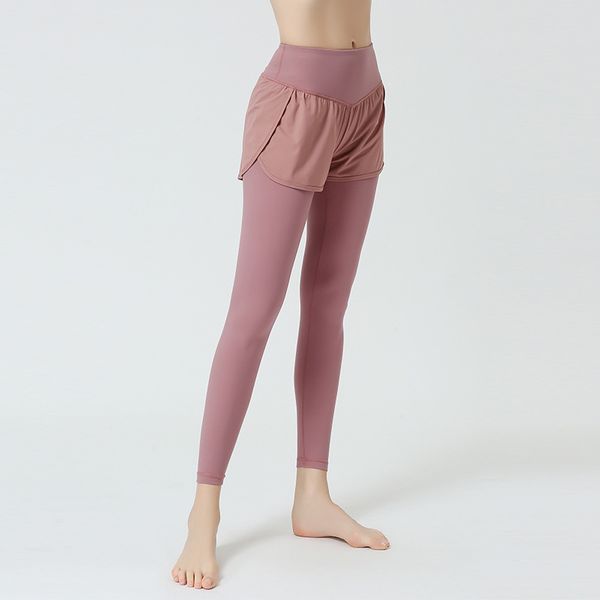 leggings fashion nude yoga pants fake two piece suit sports capris fitness tights, Black
leggings fashion nude yoga pants fake two piece suit sports capris fitness tights, Black