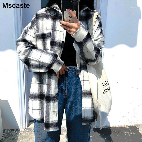 plaid shirts women vintage streetwear long sleeve warm for ladies casual female shirt oversized woman blouses women's &, White
plaid shirts women vintage streetwear long sleeve warm for ladies casual female shirt oversized woman blouses women's &, White