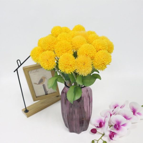 6heads branch artificial pompom flower ball for home wedding decoration flores plastic fake puffer balls plant decorative flowers & wreaths
6heads branch artificial pompom flower ball for home wedding decoration flores plastic fake puffer balls plant decorative flowers & wreaths