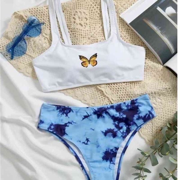 women's 2021 three-point split swimsuit bikini, White;black
women's 2021 three-point split swimsuit bikini, White;black