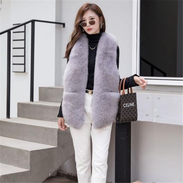 women's fur & faux women genuine jacket natural vest fashion luxurious warm sleeveless dark buckle 2021 winter, Black
women's fur & faux women genuine jacket natural vest fashion luxurious warm sleeveless dark buckle 2021 winter, Black