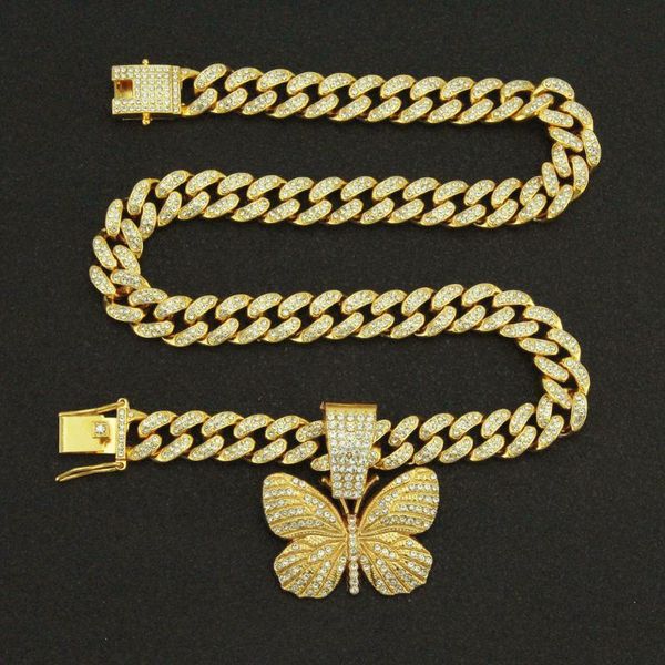 pendant necklaces butterfly necklace for 13mm miami cuban men's hip hopchain iced out bling charms hiphop jewelry drop, Silver
pendant necklaces butterfly necklace for 13mm miami cuban men's hip hopchain iced out bling charms hiphop jewelry drop, Silver