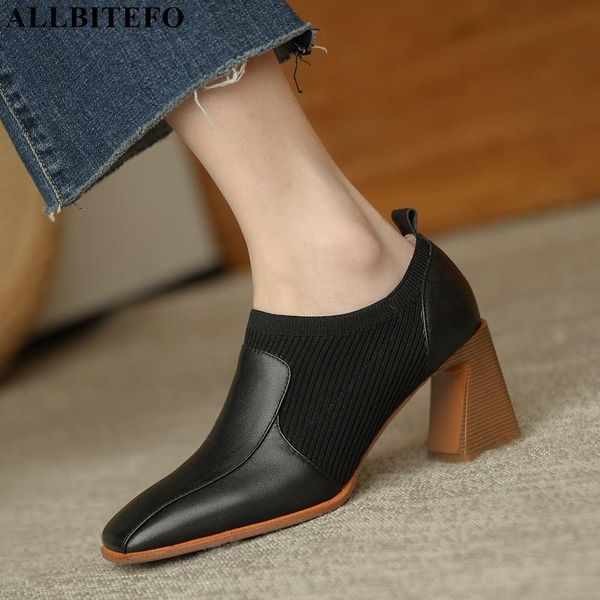 dress shoes allbitefo thick heels genuine leather party women brand high office ladies zapatos de mujer, Black
dress shoes allbitefo thick heels genuine leather party women brand high office ladies zapatos de mujer, Black