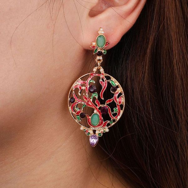 women round stud earrings crystal earring gorgeous jewelry fashion beauty luxury gift dangle & chandelier, Silver
women round stud earrings crystal earring gorgeous jewelry fashion beauty luxury gift dangle & chandelier, Silver