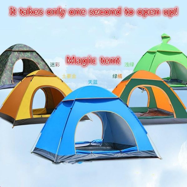 200*200*135cm automatic folding tent camping magic mosquito proof 1 seconds ride speed ultra light 3-4 people tents and shelters
200*200*135cm automatic folding tent camping magic mosquito proof 1 seconds ride speed ultra light 3-4 people tents and shelters
