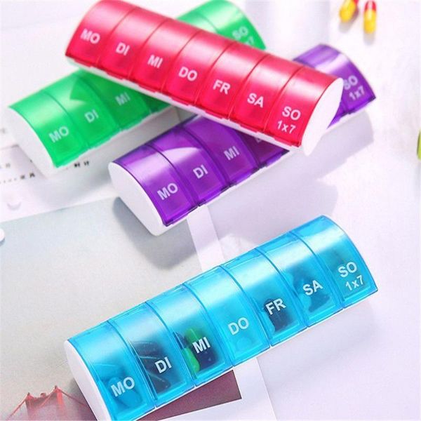 storage bottles & jars 1pcs mini portable weekly 7 days travel convenient case reminder splitter holder container
storage bottles & jars 1pcs mini portable weekly 7 days travel convenient case reminder splitter holder container