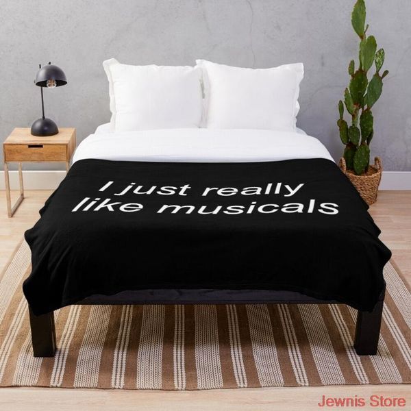 just really like musicals throw blanket bedspread soft bed sofa cover for kids child girls boys christmas xmas gift blankets
just really like musicals throw blanket bedspread soft bed sofa cover for kids child girls boys christmas xmas gift blankets